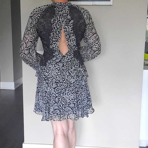 ๐ 2X HOST PICK ๐ BCBG MaxAzria Silk Party Dress - Picture 10 of 15